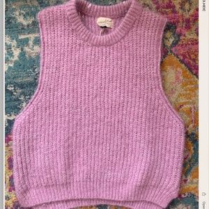 Cozy Lavender Sweater Vest